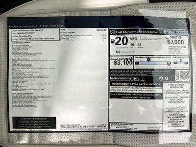 2026 Land Rover Discovery Sport Landmark