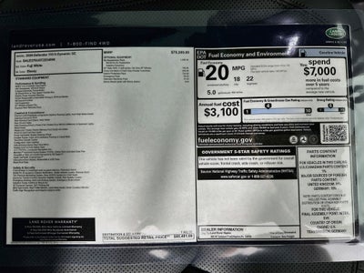 2026 Land Rover Defender 110 X-Dynamic SE