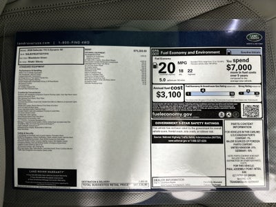 2026 Land Rover Defender 110 X-Dynamic SE