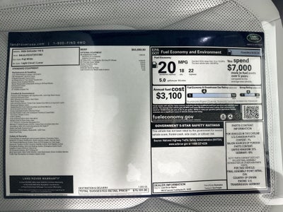 2026 Land Rover Defender 110 S