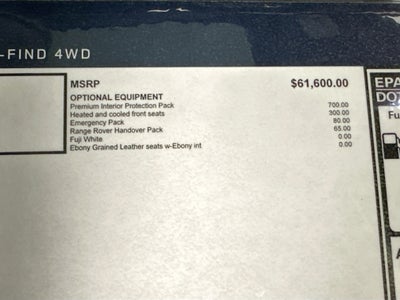 2026 Land Rover Range Rover Velar S