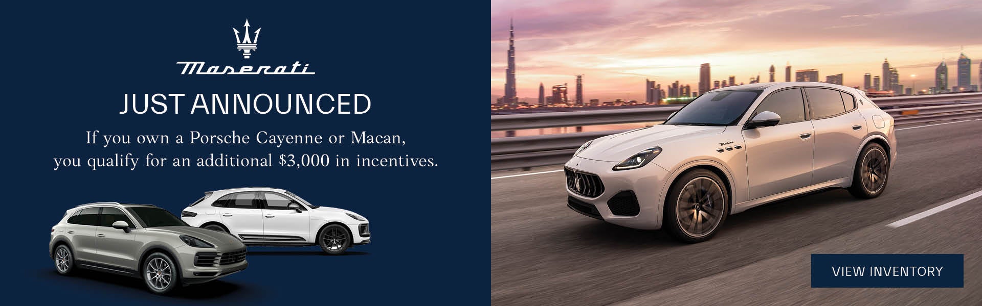 If you own a Porsche Cayenne or Macan, you qualify for an a