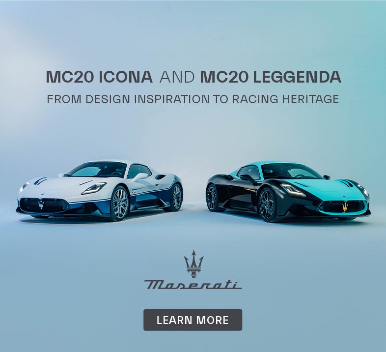 MC20 ICONA and MC20 LEGGENDA