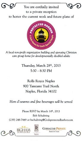 Protected Harbor event