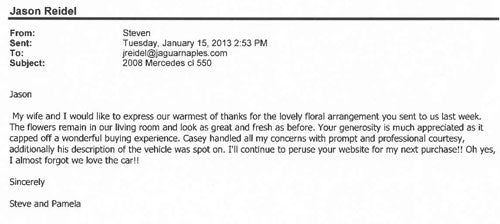 Thank you for Mercedes CL 550